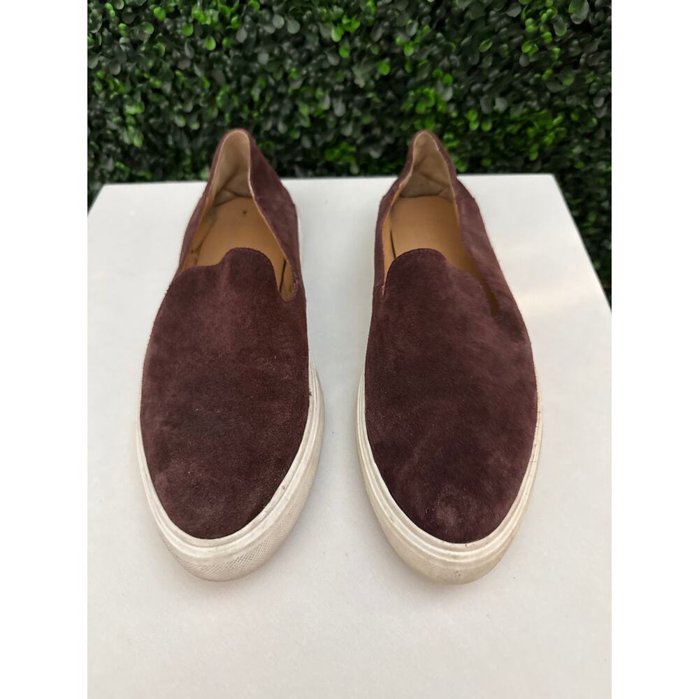 Franco Sarto, Maroon leather Suede Loafers women’s size 10M